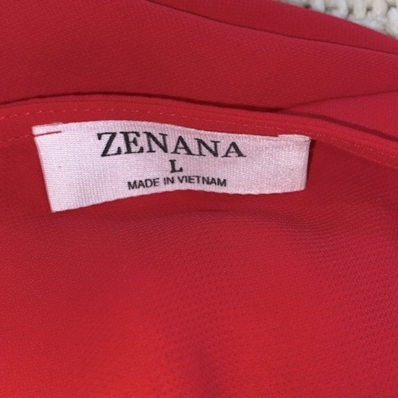 Zenana red top size large - Picture 6 of 8